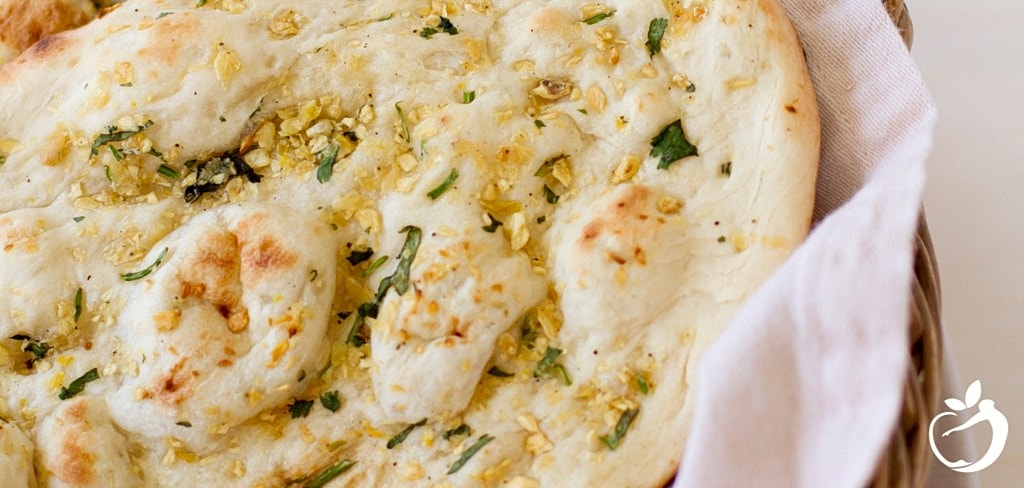 Gluten-Free Flatbread: Garlic and Chive