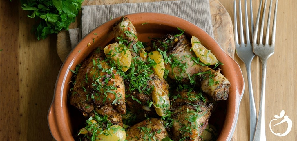 Moroccan Chicken With Chickpeas