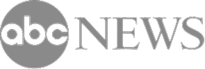 ABC News logo in gray scale.